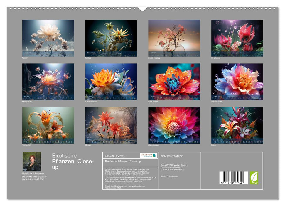Exotische Pflanzen Close-up (CALVENDO Premium Wandkalender 2027)