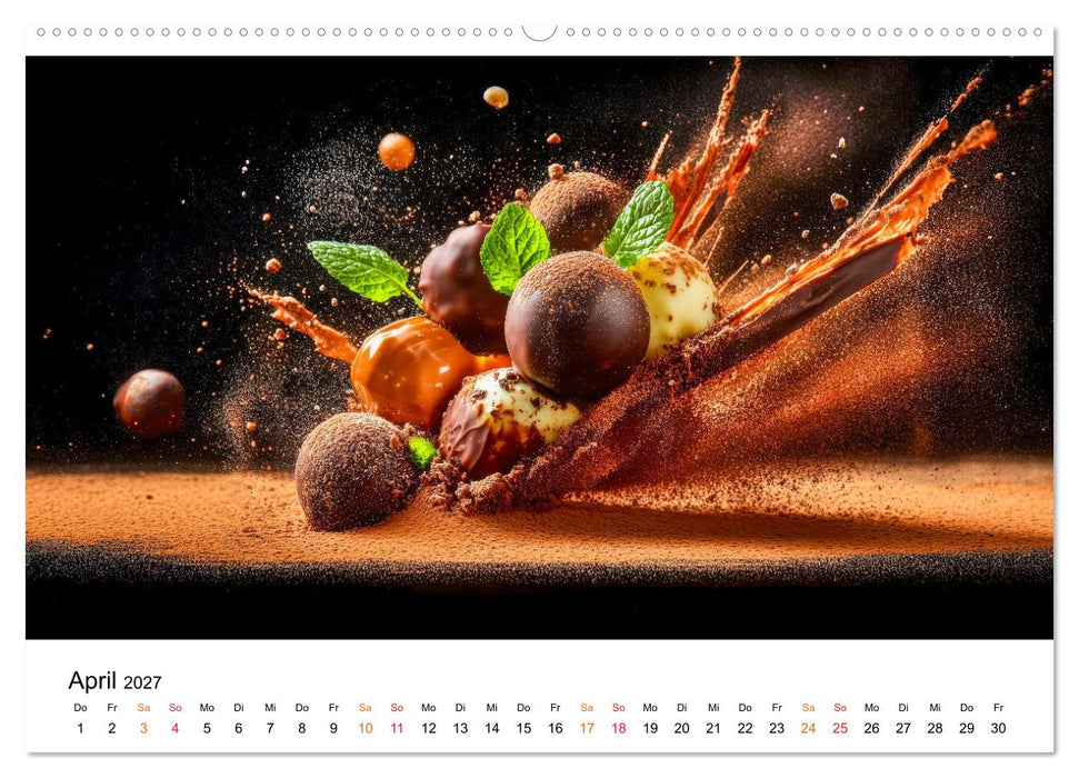 Schätze der Confiserie Kunst (CALVENDO Premium Wandkalender 2027)