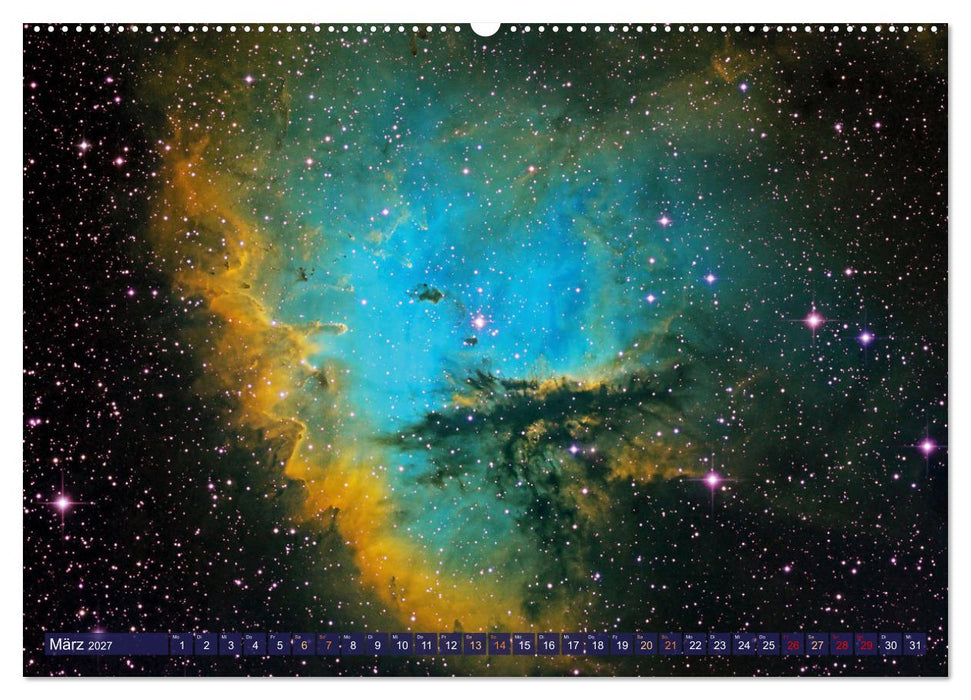 Galaxien, Sterne und Nebel: Leuchten aus dem All (CALVENDO Wandkalender 2027)
