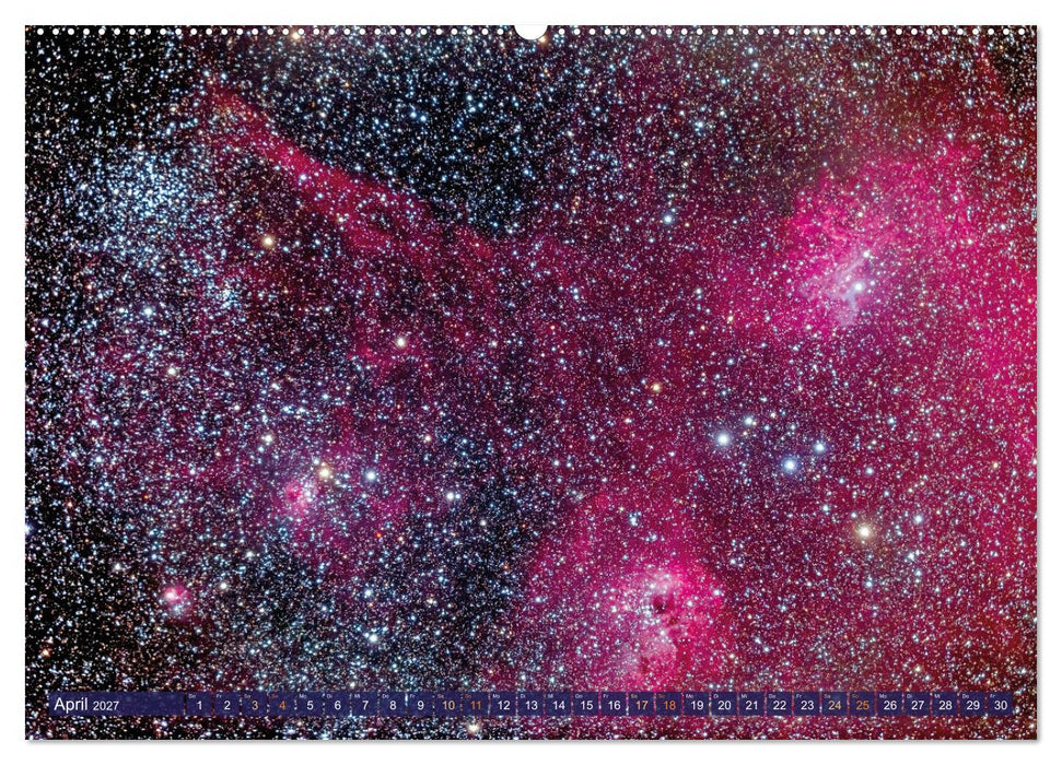 Galaxien, Sterne und Nebel: Leuchten aus dem All (CALVENDO Wandkalender 2027)