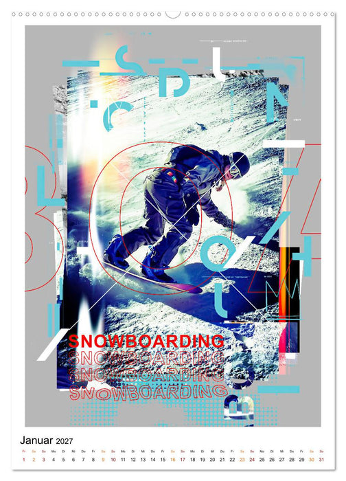 Sport im Focus (CALVENDO Premium Wandkalender 2027)