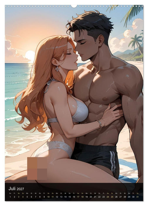 Manga Beauties - 12 Schönheiten im Manga-Stil (CALVENDO Premium Wandkalender 2027)