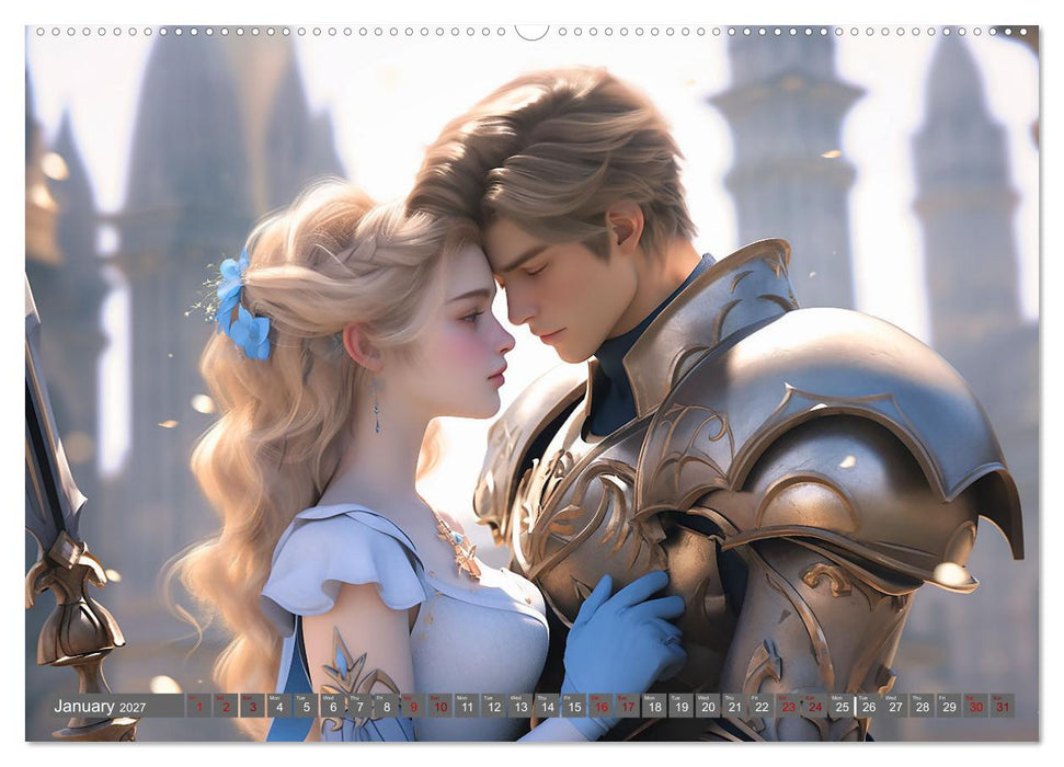 Magic Manga Love (CALVENDO Monthly Calendar 2027)