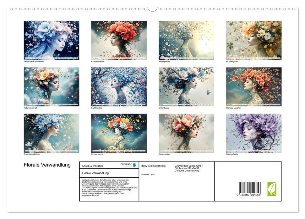 Florale Verwandlung (CALVENDO Premium Wandkalender 2027)