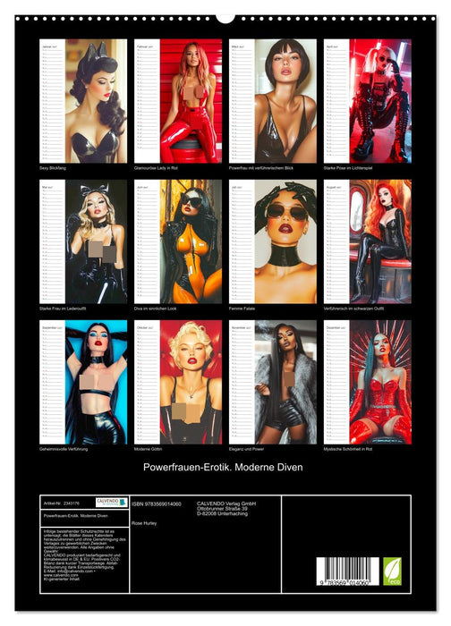 Powerfrauen-Erotik. Moderne Diven (CALVENDO Premium Wandkalender 2027)