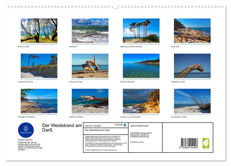 Der Weststrand am Darß (CALVENDO Premium Wandkalender 2027)