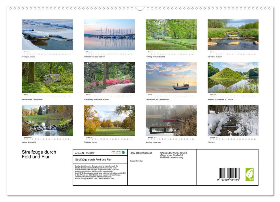 Streifzüge durch Feld und Flur (CALVENDO Premium Wandkalender 2027)
