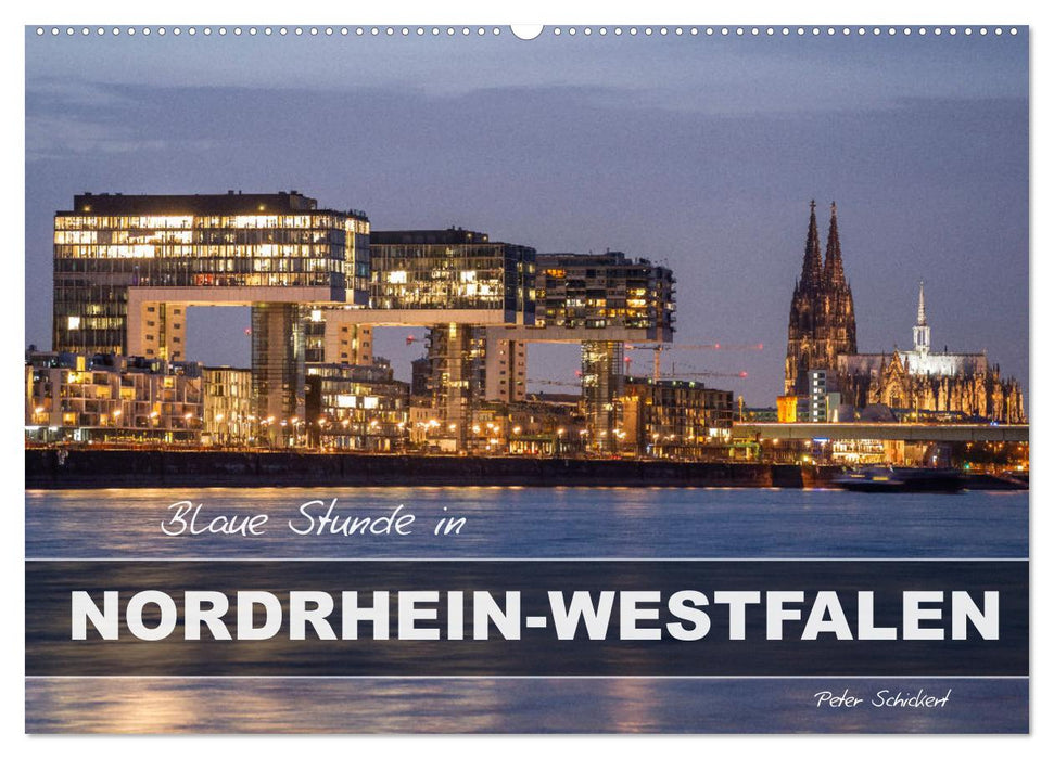 Blaue Stunde in Nordrhein-Westfalen (CALVENDO Wandkalender 2027)