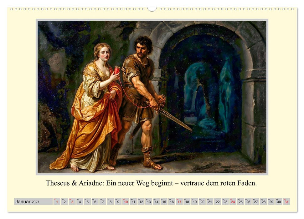 Legenden der Liebe (CALVENDO Wandkalender 2027)