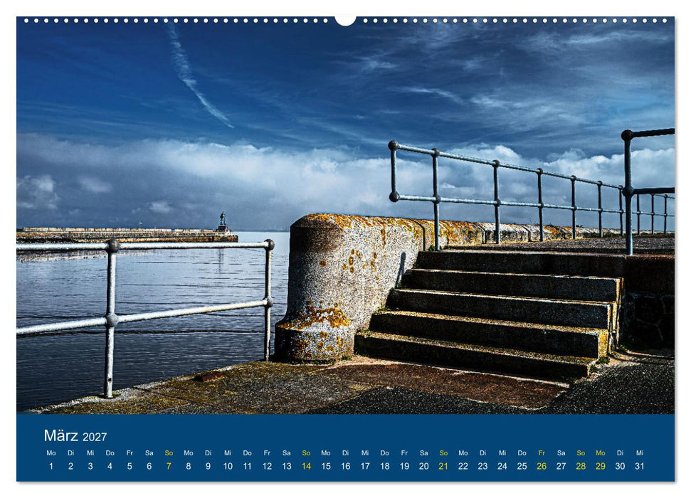 Die Nordmole in Wilhelmshaven. Historisches Relikt und Lieblingsort. (CALVENDO Premium Wandkalender 2027)