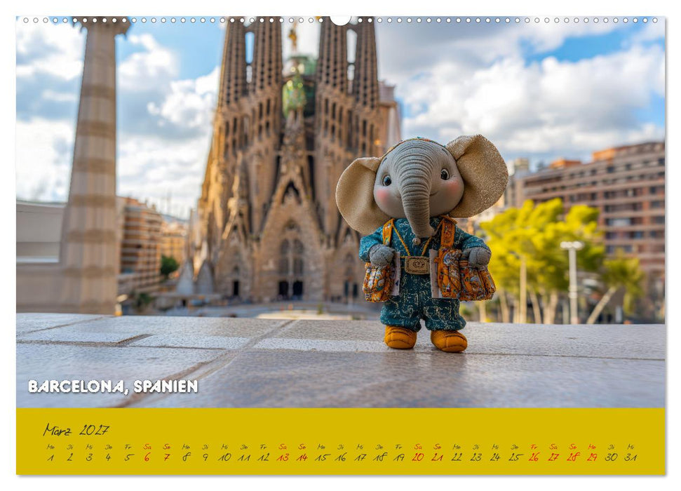 Die Mikrofanten auf Europareise (CALVENDO Premium Wandkalender 2027)