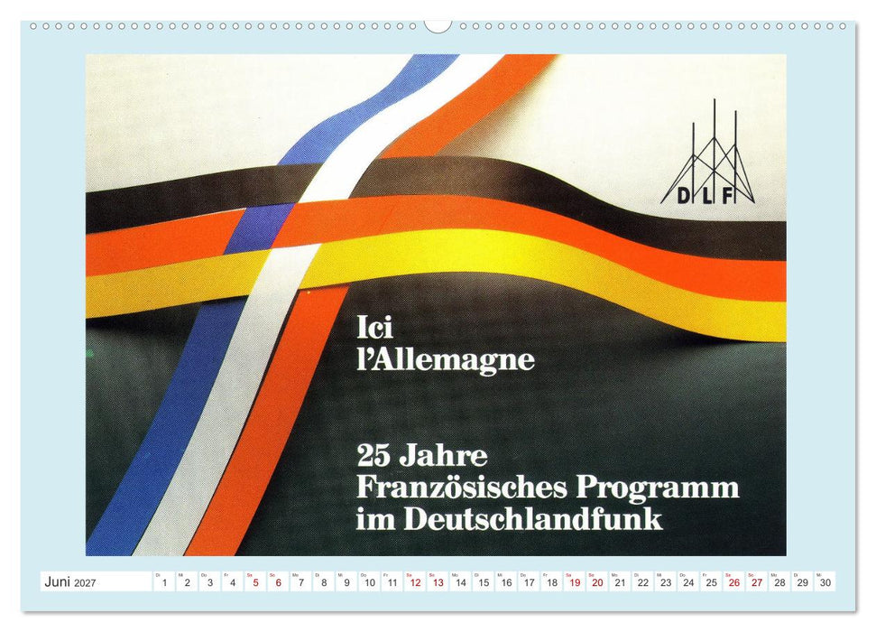 Rundfunk in Deutschland - Historische QSL-Karten (CALVENDO Wandkalender 2027)