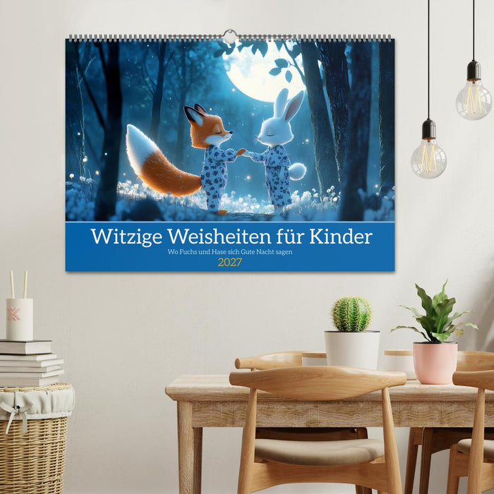 Witzige Weisheiten für Kinder (CALVENDO Wandkalender 2027)