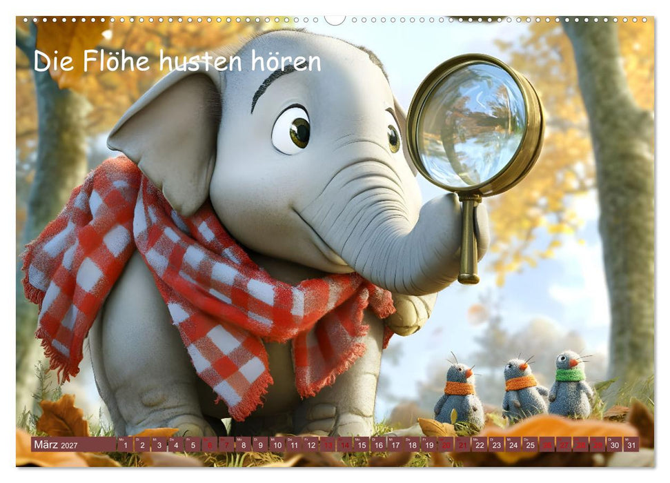 Witzige Weisheiten für Kinder (CALVENDO Wandkalender 2027)
