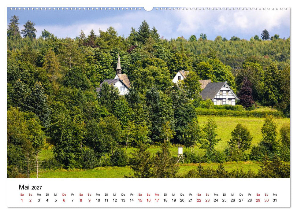 Westfeld-Ohlenbach im Wechsel der Jahreszeiten (CALVENDO Wandkalender 2027)