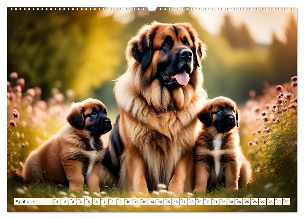 Leonberger - der zahme Löwe (CALVENDO Premium Wandkalender 2027)