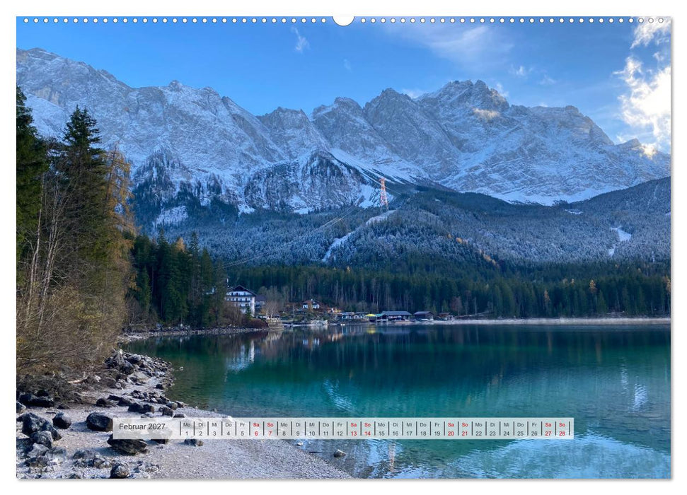 Alpenauszeit - Traumhafte Bergmomente am Wasser (CALVENDO Premium Wandkalender 2027)