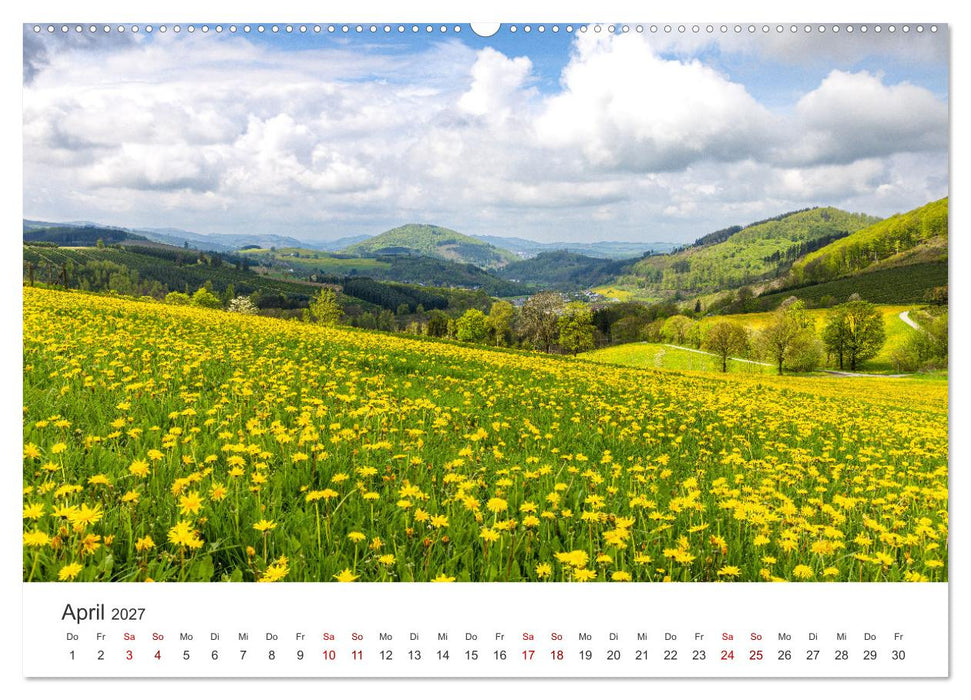 Sauerland - hier muss man mal gewesen sein (CALVENDO Wandkalender 2027)