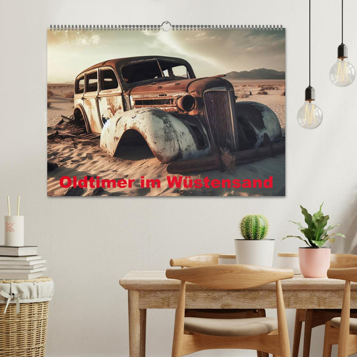 Oldtimer im Wüstensand (CALVENDO Wandkalender 2027)