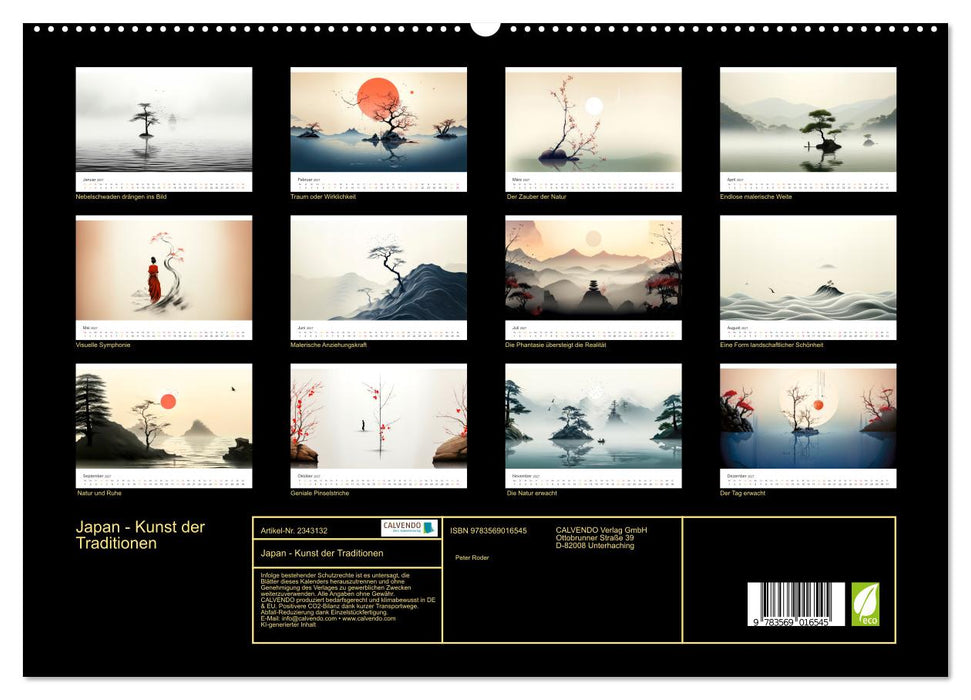 Japan - Kunst der Traditionen (CALVENDO Premium Wandkalender 2027)