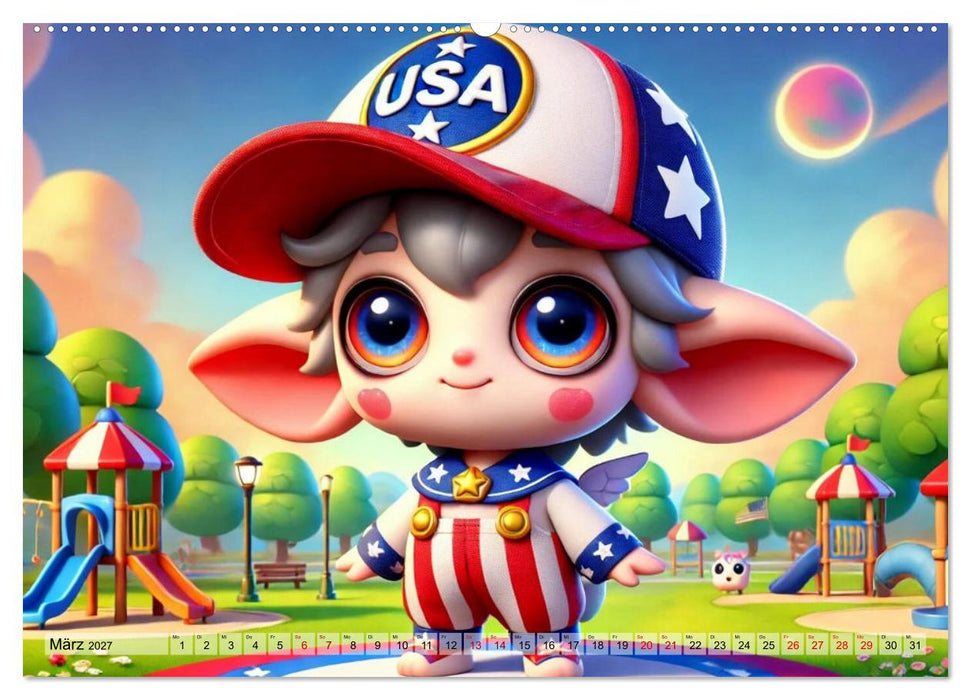 Buddy Stars - Abenteuer für Kinder (CALVENDO Premium Wandkalender 2027)