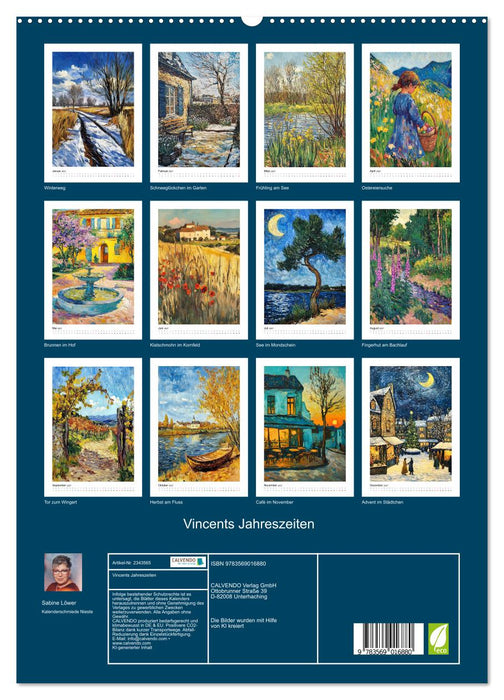 Vincents Jahreszeiten (CALVENDO Premium Wandkalender 2027)