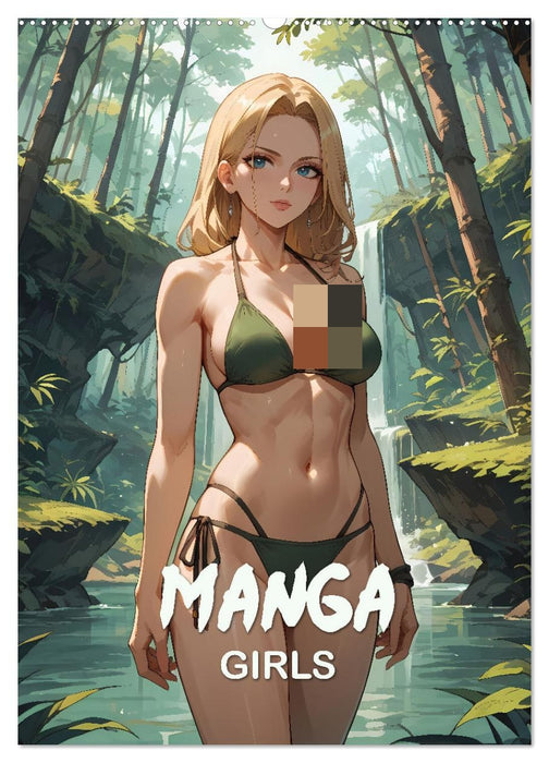 Manga Beauties - 12 Schönheiten im Manga-Stil (CALVENDO Wandkalender 2027)