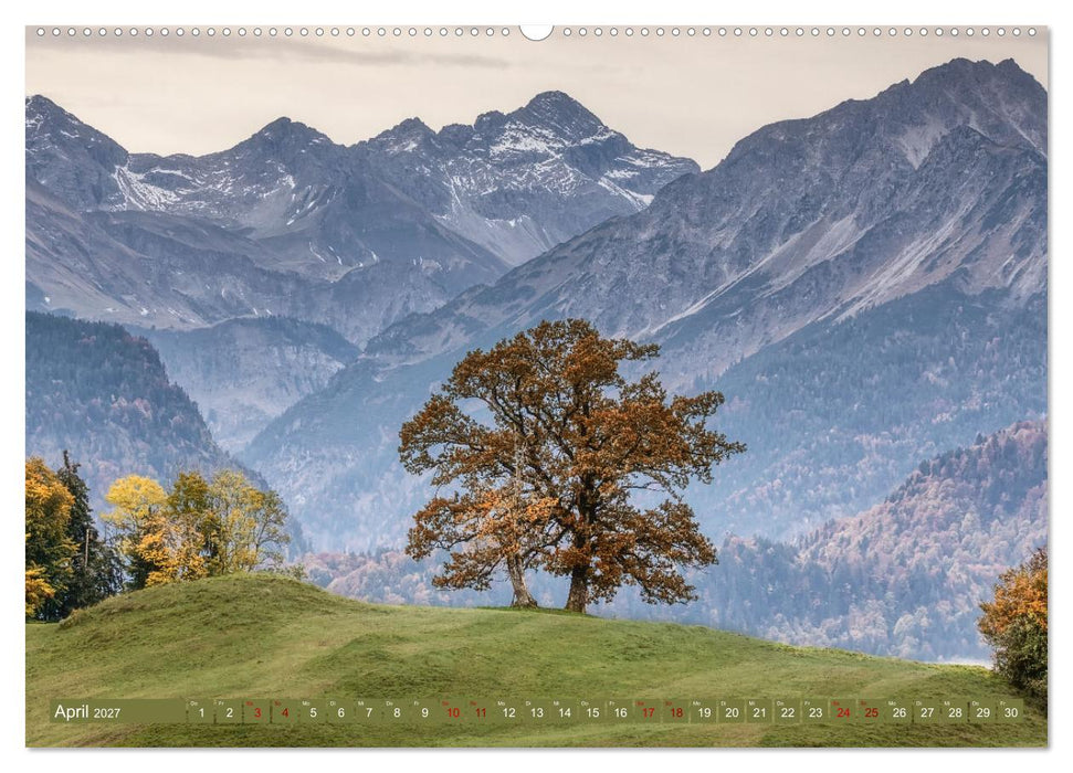 Bergstille - Landschaften, die berühren (CALVENDO Premium Wandkalender 2027)