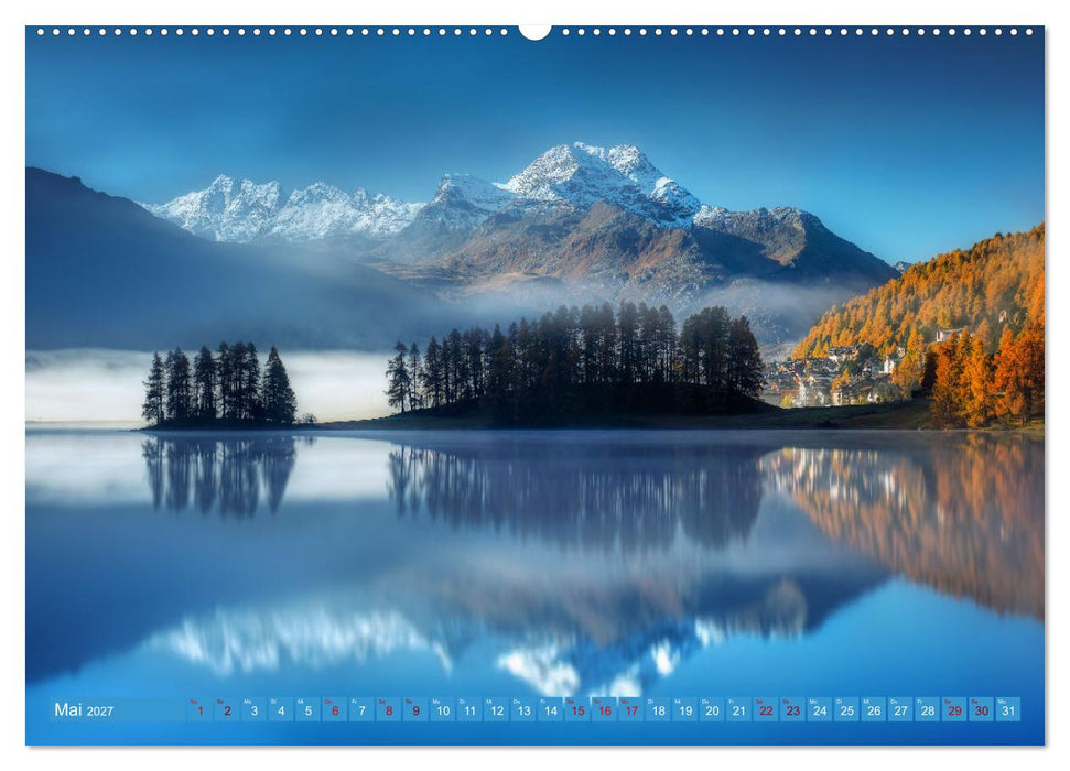 Bergstille - Landschaften, die berühren (CALVENDO Premium Wandkalender 2027)