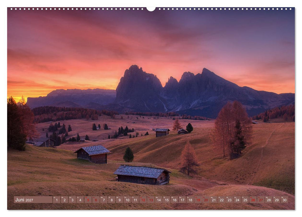 Bergstille - Landschaften, die berühren (CALVENDO Premium Wandkalender 2027)