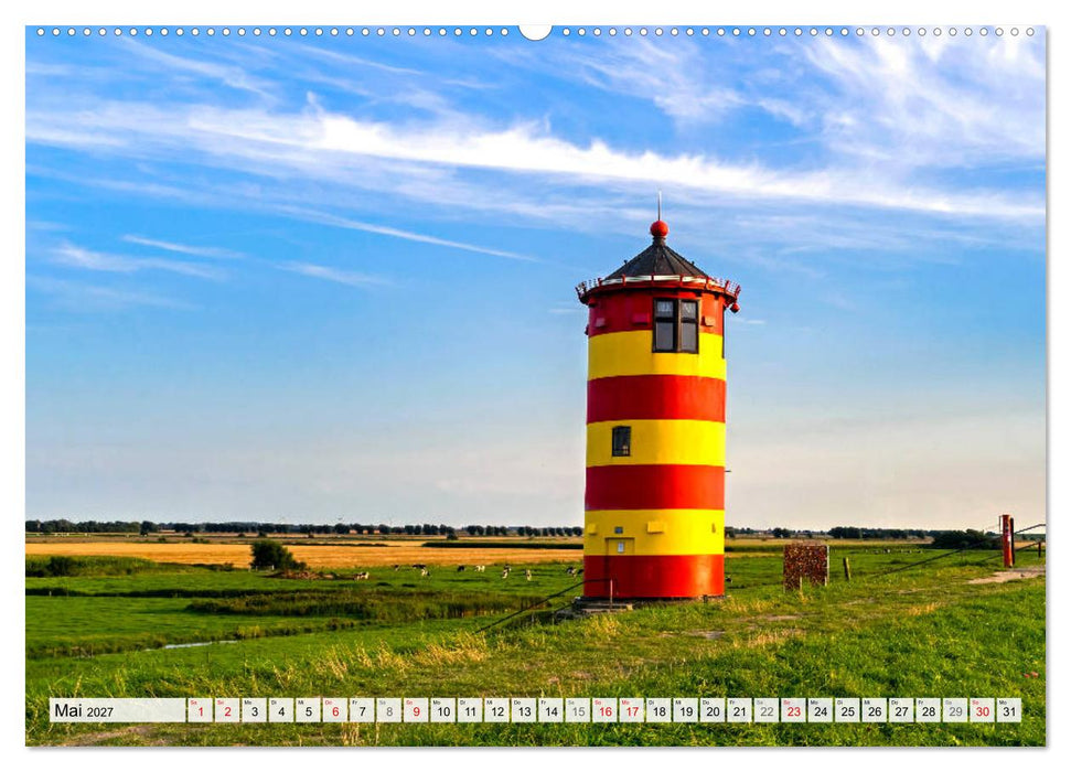 An der Nordsee, Urlaub im Norden Deutschlands (CALVENDO Premium Wandkalender 2027)