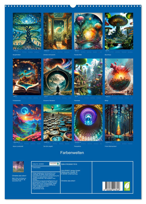 Farbenwelten (CALVENDO Premium Wandkalender 2027)