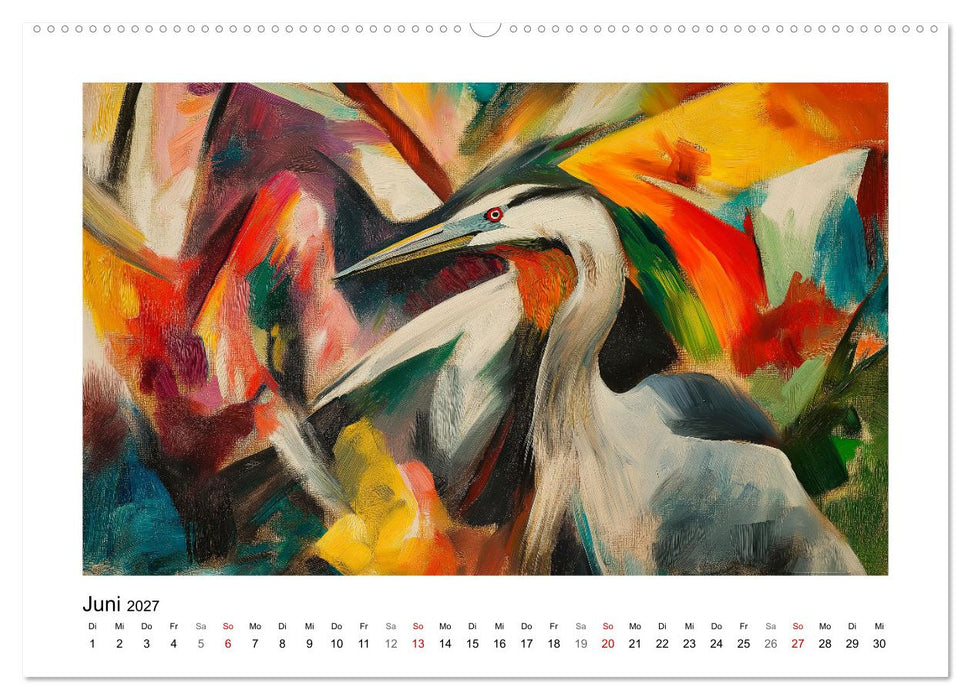 Expressionistisch durchs Jahr (CALVENDO Premium Wandkalender 2027)