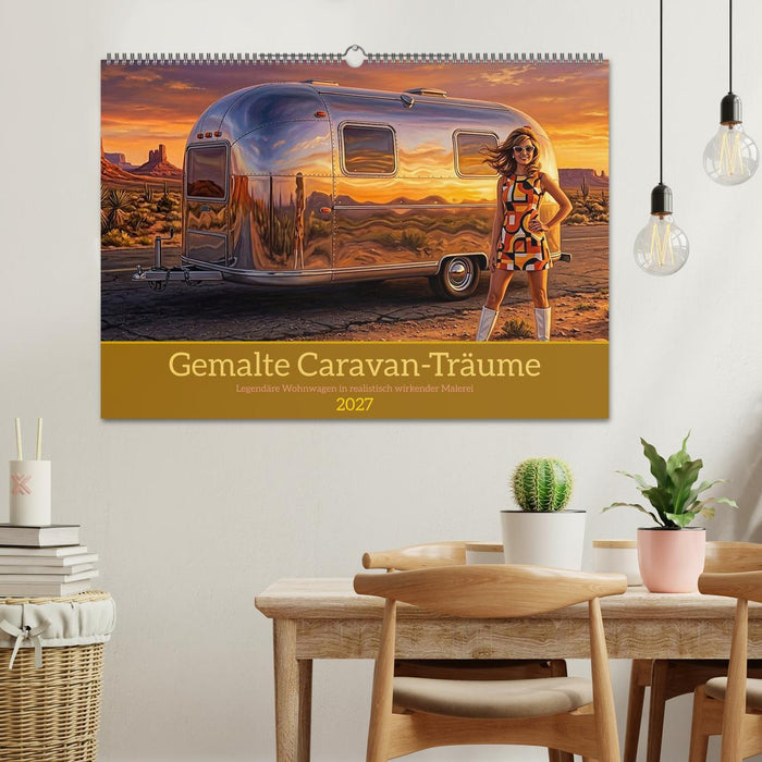 Gemalte Caravan-Träume (CALVENDO Wandkalender 2027)