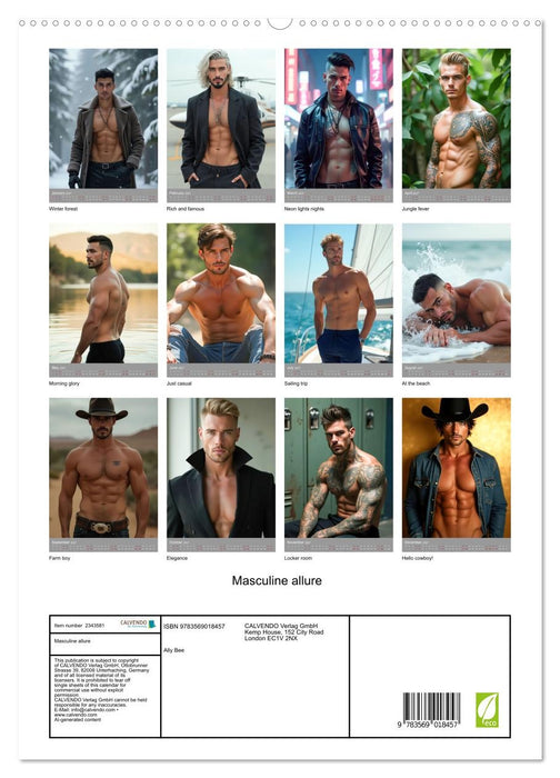 Masculine allure (CALVENDO Premium-Calendar 2027)