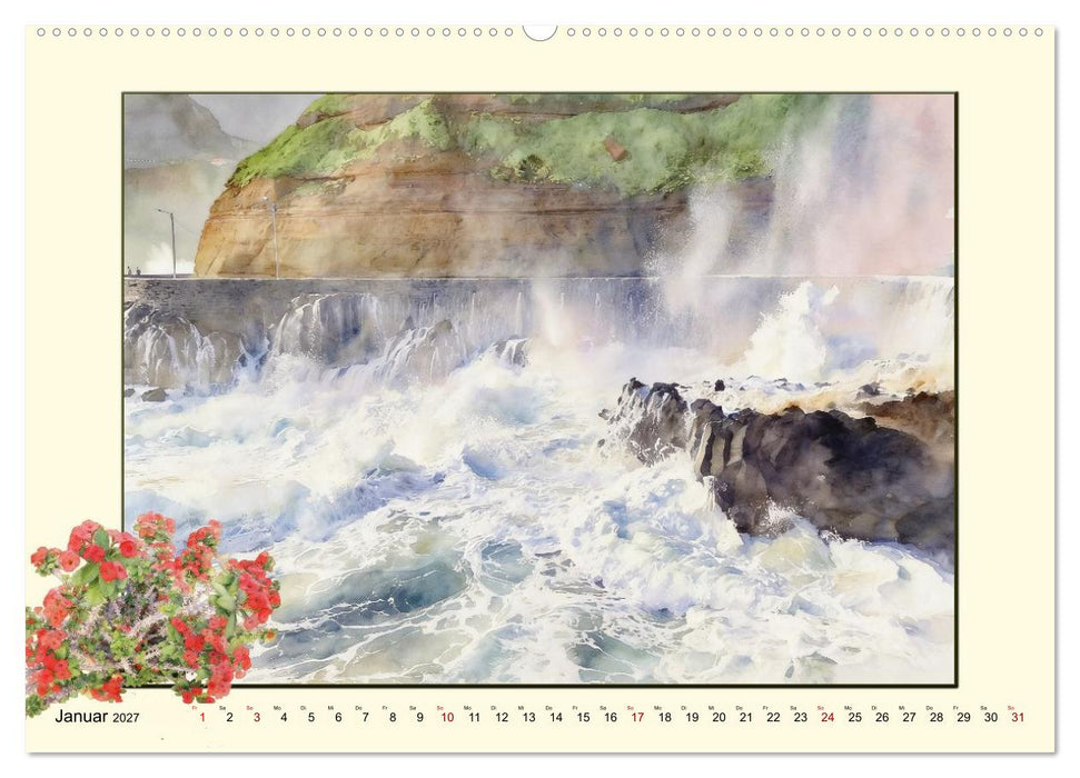 Madeira im Blütenmeer (CALVENDO Premium Wandkalender 2027)