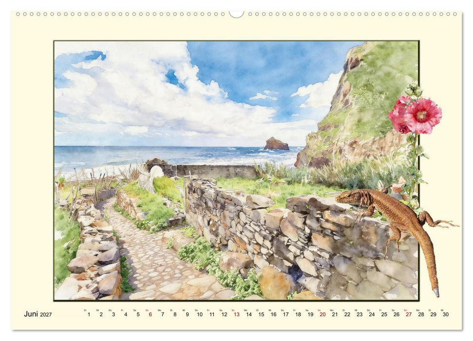 Madeira im Blütenmeer (CALVENDO Premium Wandkalender 2027)
