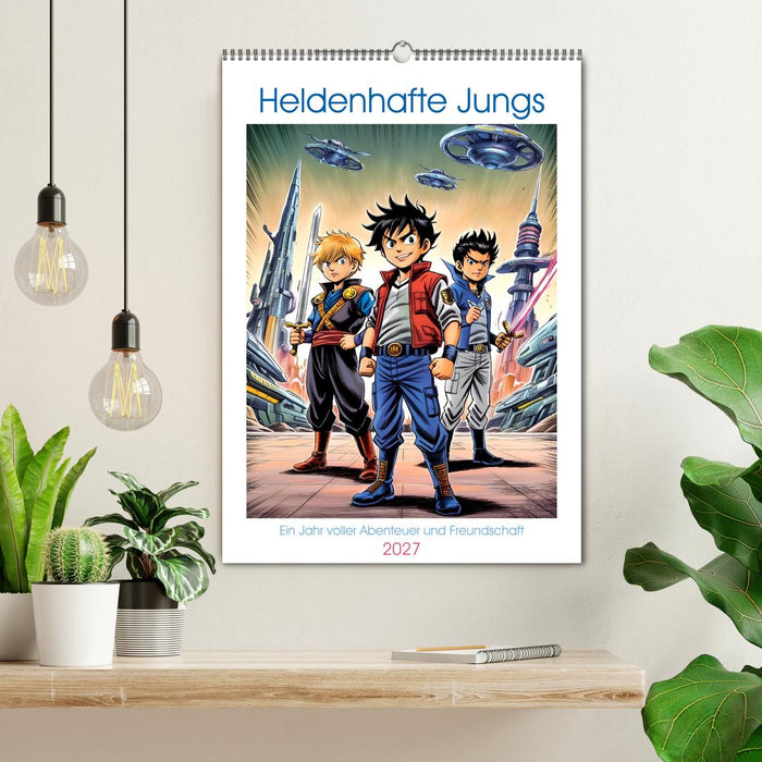 Heldenhafte Jungs - Ein Jahr voller Abenteuer und Freundschaft (CALVENDO Wandkalender 2027)