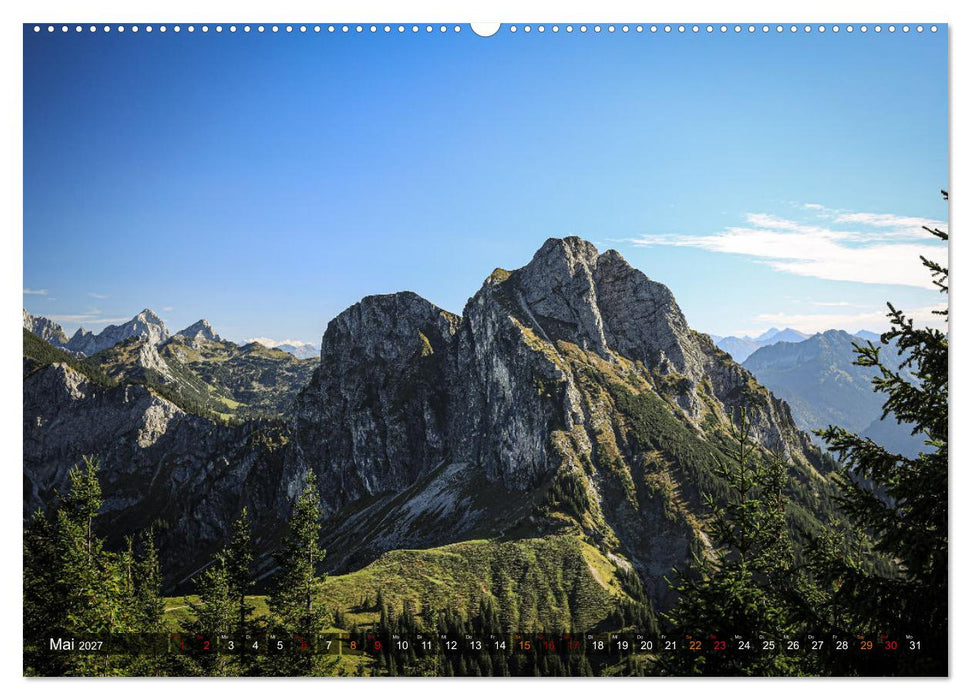 Naturparadies Allgäu - Von Oberstdorf bis Füssen (CALVENDO Wandkalender 2027)