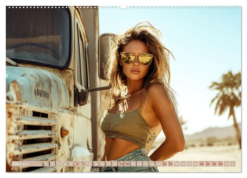 Sexy Trucker Girls (CALVENDO Premium Wandkalender 2027)