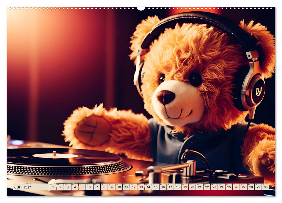 Einfach bärig - Eine bärige Reise durch den Teddyalltag (CALVENDO Wandkalender 2027)