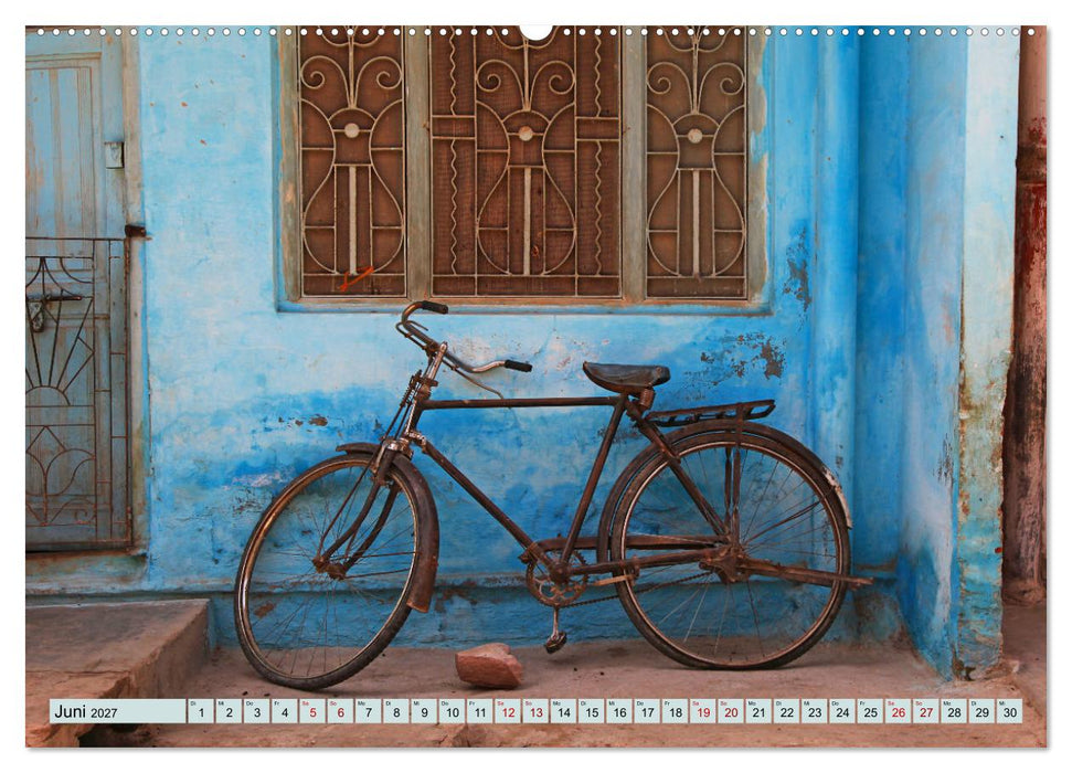 Typisch Indien - Jodhpur (CALVENDO Premium Wandkalender 2027)