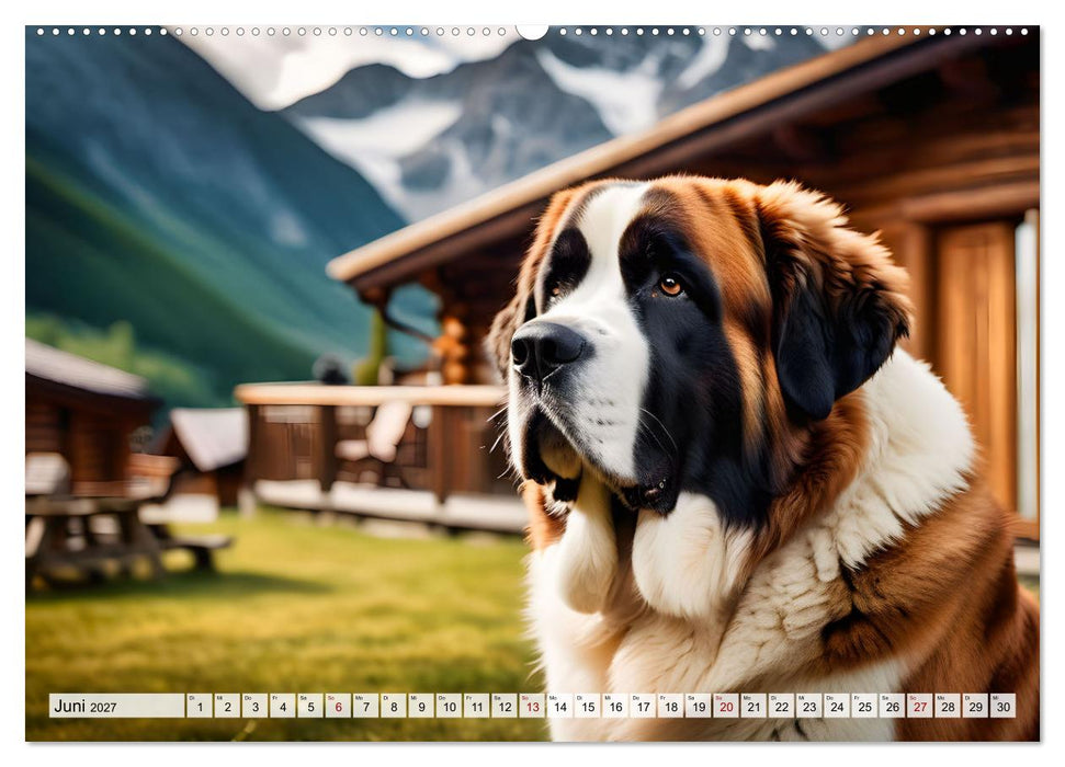 Gigant Bernhardiner (CALVENDO Wandkalender 2027)