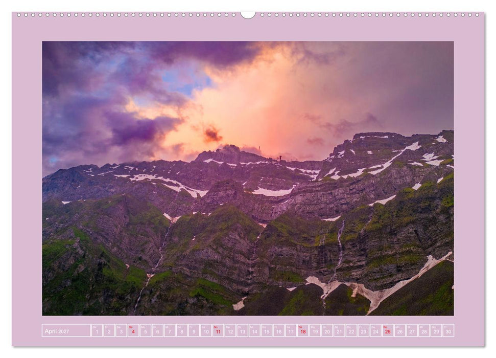 Grüezi in den Schweizer Bergen (CALVENDO Premium Wandkalender 2027)