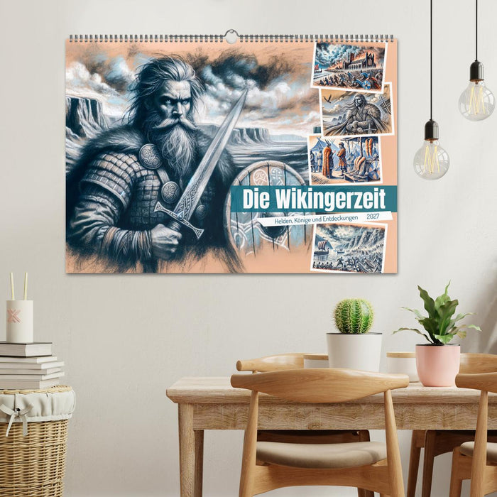 Die Wikingerzeit - Helden, Könige und Entdeckungen (CALVENDO Wandkalender 2027)