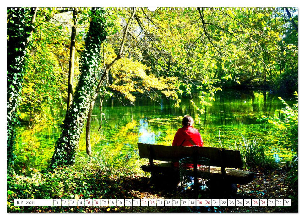 Grünes Paradies - Schlosspark Paffendorf (CALVENDO Wandkalender 2027)