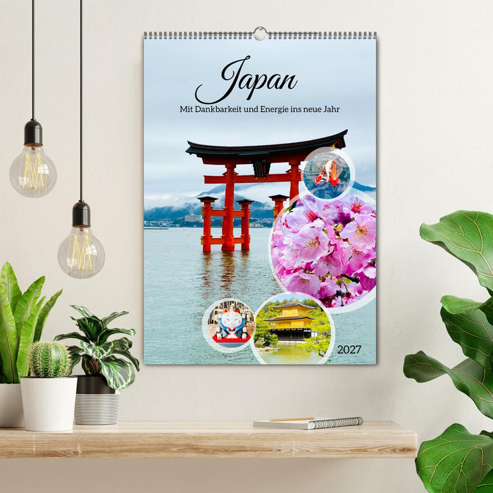Japan Mit Dankbarkeit und Energie ins neue Jahr (CALVENDO Wandkalender 2027)