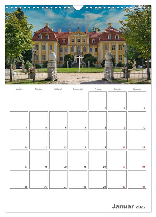 Perlen in der Oberlausitz (CALVENDO Wandkalender 2027)