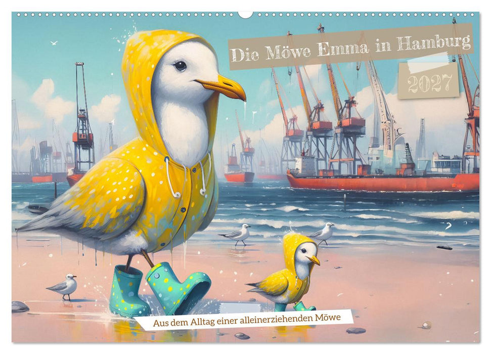 Die Möwe Emma in Hamburg (CALVENDO Wandkalender 2027)