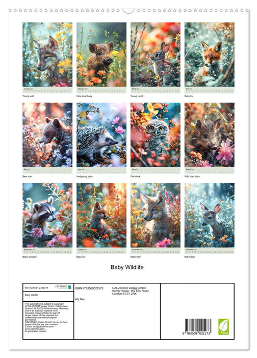 Baby Wildlife (CALVENDO Premium-Calendar 2027)